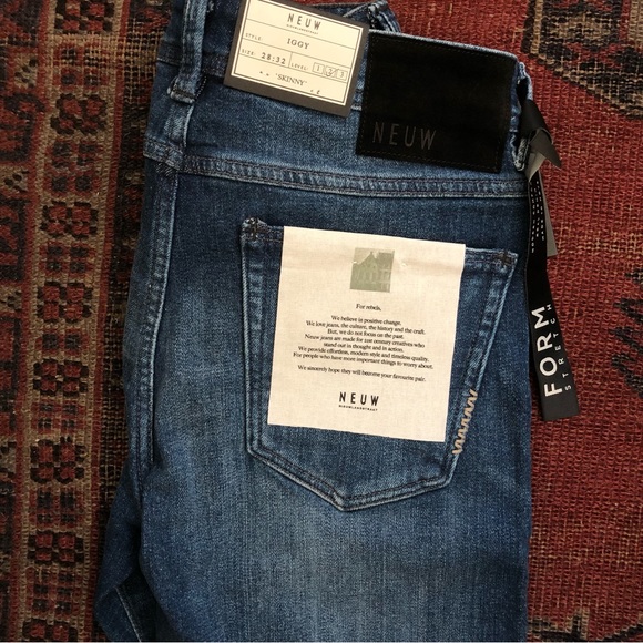 NWT Neuw Iggy Skinny 28 x 32 in Indigo - Picture 5 of 7